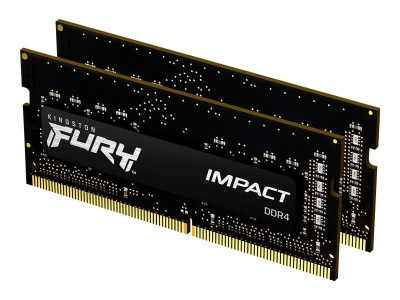 Kingston : 16GB DDR4-2666MHZ CL15 SODIMM (kit de 2) FURY IMPACT