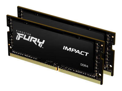 Kingston : 32GB DDR4-2666MHZ CL15 SODIMM (kit OF 2) 1GX8 FURY IMPACT