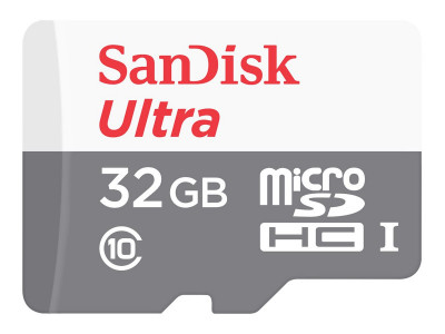 SANDISK : 32GB SANDISK ULTRA MICROSDHC + SD ADAPTER 100MB/S CLAS 10 UHS-I