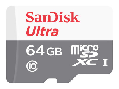 SANDISK : 64GB SANDISK ULTRA MICROSDXC + SD 100MB/S CLASS 10 UHS-I TABLET