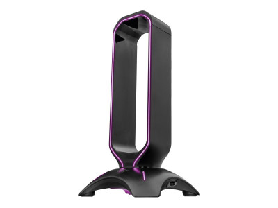 Trust : CINTAR RGB GAMING STAND pour HEADSET avec 2 USB PORTS