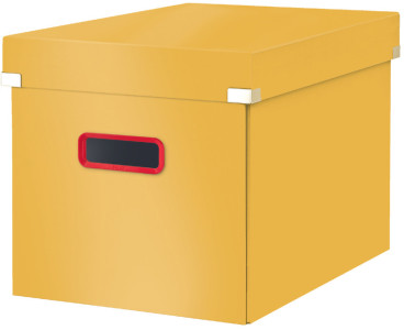 LEITZ Boîte de rangement Click & Store Cosy, cube, gris