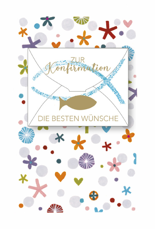 SUSY CARD Konfirmationskarte Fisch