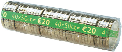 RESKAL Etui à monnaie THE CONTAINER, pour 50 x 0,02 EUR