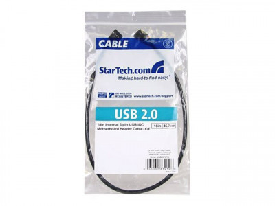 Startech : CONNECTEUR USB interne carte mere 5 BROCHES - F pour