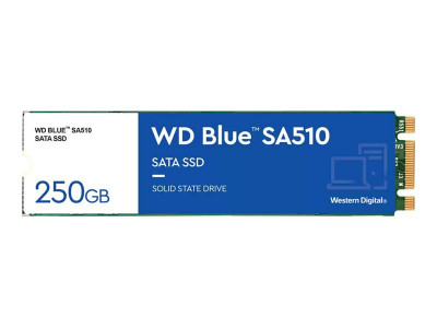 Western Digital : 250GB BLUE SSD M.2 SA510 2280 SATA III 6 GB/S
