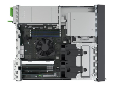 Fujitsu : TX1320 M5 E-2334 1X16GB 4XSFF 1X500W (TITANIUM) TPM 2.0 (xeon)