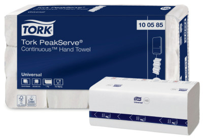 TORK PeakServe Essuie-mains continus, 201 x 225 mm, blanc