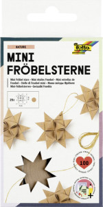 folia Bandes de papier NATURE pour mini étoiles de Froebel