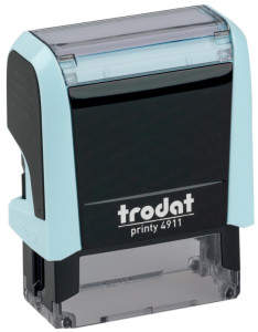 trodat Tampon automatique à texte Printy 4911 4.0, bleu