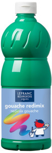 LEFRANC BOURGEOIS Gouache liquide 1.000 ml, vert émeraude