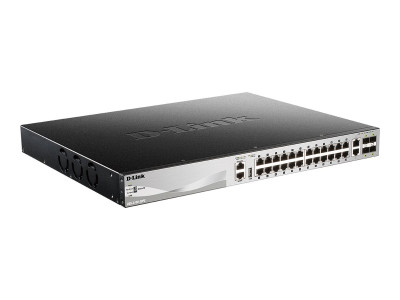 D-Link : 30-PORT POE STACKABLE SWITCH 24X1G 2X10G CU 4XSFP+ LAYER 3