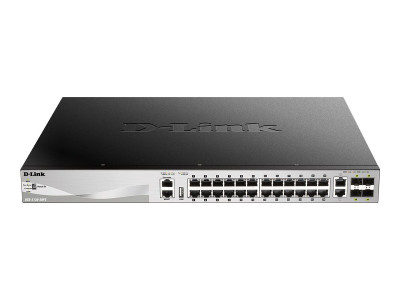 D-Link : 30-PORT POE STACKABLE SWITCH 24X1G 2X10G CU 4XSFP+ LAYER 3