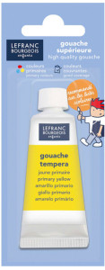 LEFRANC BOURGEOIS Gouache en tube 20 ml, jaune primaire