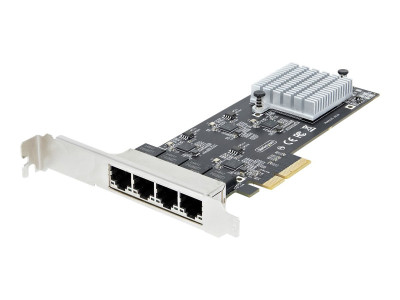 Startech : 4-PORT 2.5G PCIE NETWORK card - QUAD NBASE-T ETHERNET card