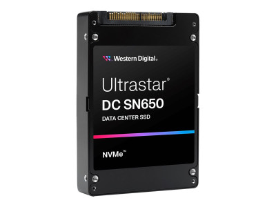 Western Digital : ULTRASTAR DC SN650 U.3 15MM 7680GB PCIE TLC RI-1DW/D BICS5