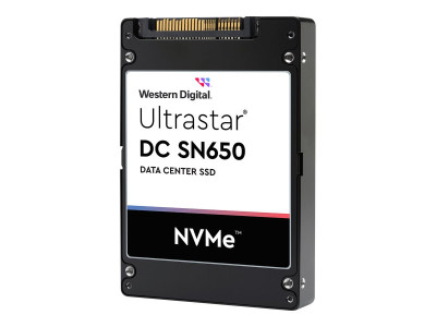 Western Digital : ULTRASTAR DC SN650 U.3 15MM 7680GB PCIE TLC RI-1DW/D BICS5
