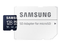 Samsung : MICROSD avec ADAPTER 128GB Samsung : MICROSD avec ADAPTER 128GB