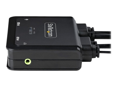 Startech : 2-PORT cable KVM SWITCH 4K - USB-C COMPACT KVM BUS POWERED