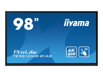 Iiyama : TE9812MIS-B1AG 97.5IN PTOUCH-IR IPS 4K UHD/3HDMI/VGA/USB-C/LCA