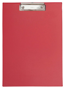 MAUL Porte-bloc à pince MAULpoly, A4, plastifié, rouge