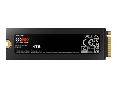 Samsung : SSD 4TB 990 PRO PCIE 4.0 X4 NVME 2.0 M.2 2280