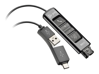 Poly : DA85 USB TO QD SMART DIGITAL HEADSET ADAPTOR avec CONTROLS