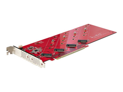 Startech : QUAD M.2 PCIE SSD ADAPTER card avec BIFURCATION PCIE 4.0