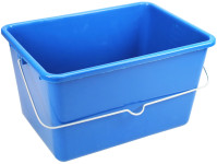 Peggy Perfect Seau avec anse en acier, 12 litres, bleu Peggy Perfect Seau avec anse en acier, 12 litres, bleu