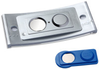 AVERY Zweckform Porte-nom, 70 x 30 mm, set de 10, argent AVERY Zweckform Porte-nom, 70 x 30 mm, set de 10, argent