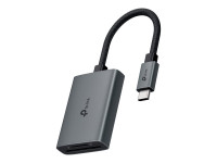 TP-Link : USB TYPE-C TO SD et TF 3.0 ADAPTER 1X SD + 1 XTF UP TO 104M TP-Link : USB TYPE-C TO SD et TF 3.0 ADAPTER 1X SD + 1 XTF UP TO 104M