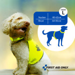 Gilet de sécurité pour chien PREMIERS SECOURS, jaune, S Gilet de sécurité pour chien PREMIERS SECOURS, jaune, S