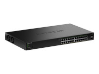 Netgear : 24-PORT 1G POE+ SMART SWITCH MA NAGED ESSENTIALS avec 2X SFP Netgear : 24-PORT 1G POE+ SMART SWITCH MA NAGED ESSENTIALS avec 2X SFP