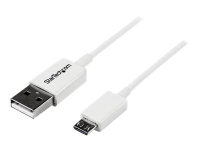 Startech : 0.5M USB A TO MICRO B cable - CHARGING data cable - WHITE