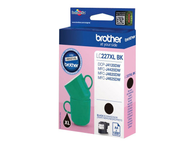 Brother : LC-227XLBK Noir Encre Cartouche 1200 PAGES ISO STANDARDS 24711