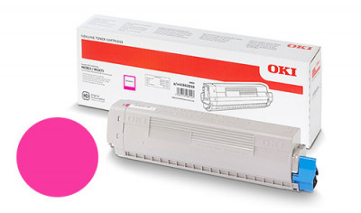 OKI Toner MAGENTA 7300 pages pour imprimante MC853 MC883