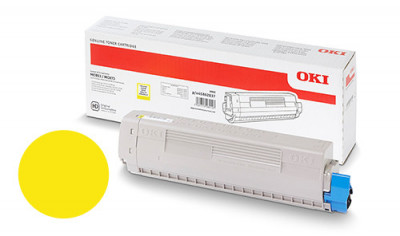 OKI Toner JAUNE 7300 pages pour imprimante MC853 MC883