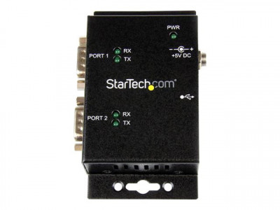 Startech : 2 PORT INDUSTRIAL WALL MOUNTABL USB TO SERIAL ADAPTER HUB