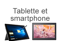 Tablette et smartphone