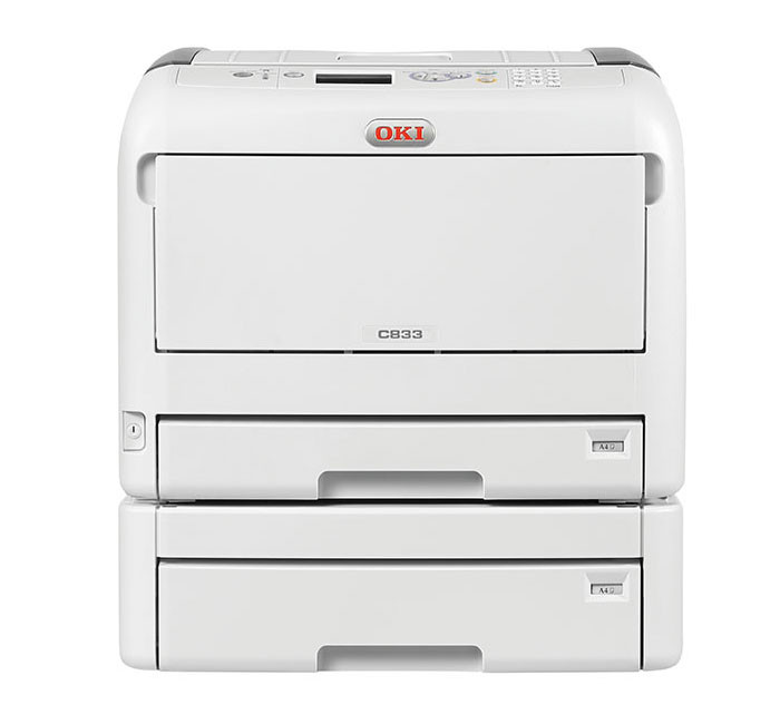 Imprimante Oki Pro 8432 WT A3 - Avec toner blanc
