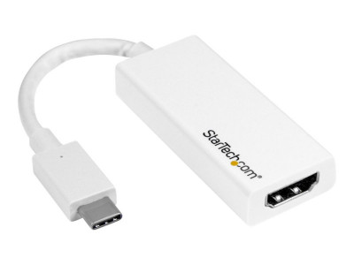 Startech : ADAPTATEUR USB-C VERS HDMI - 4K 60 HZ - BLANC