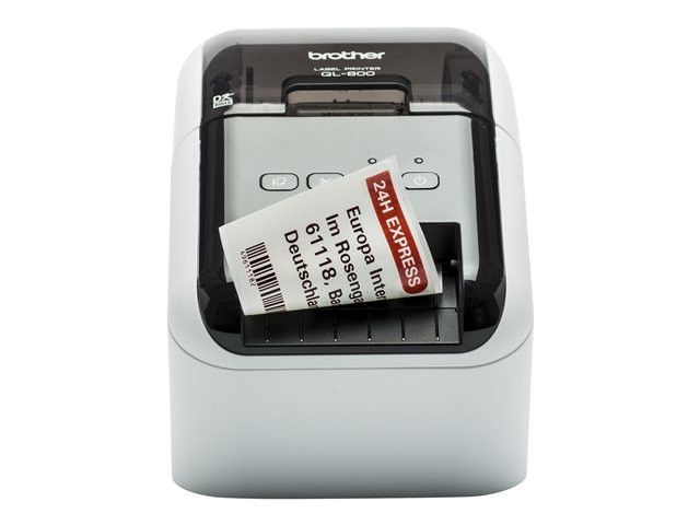 Imprimante d'étiquettes professionnelle BROTHER QL-800 - Noir & Gris