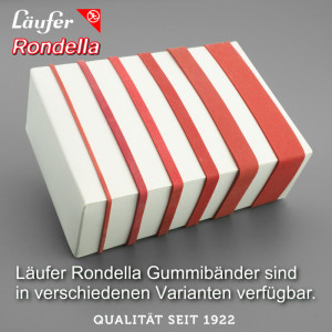 Läufer Bracelets élastiques RONDELLA dans un carton, 1.000 g