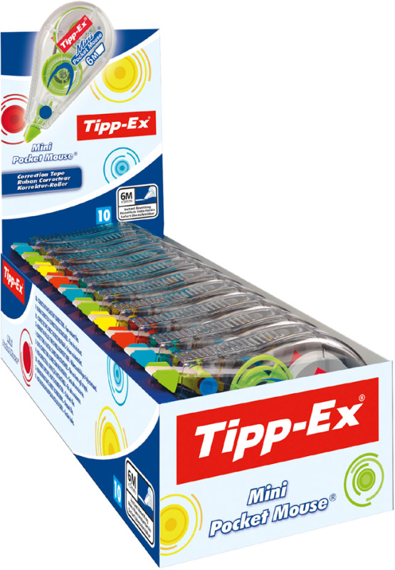 TIPP-EX Mini roller correction jetable sans solvant correction à