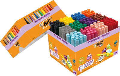 BIC KIDS Feutre Visacolor XL, boîte en carton de 144