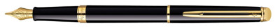 WATERMAN stylo plume Hémisphère, acier inoxydable C.C.