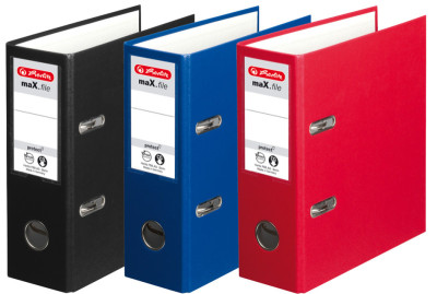 herlitz classeur PP maX.file protect, A5 à l'italienne, noir