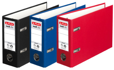 herlitz classeur PP maX.file protect, A5 à l'italienne, noir