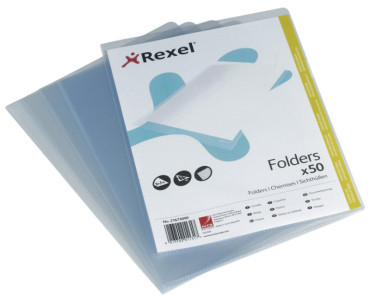 REXEL Pochette transparent standard, A4, PP, transp., 0,12mm