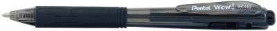 Pentel Stylo à bille rétractable WOW BK440, bleu